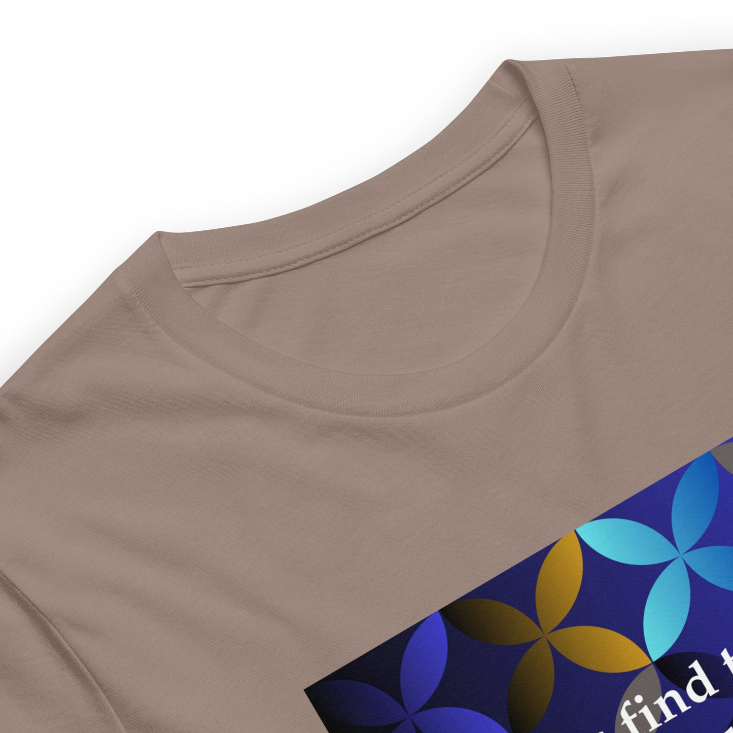 Find Time for Happy Unisex T-shirt – Pebble