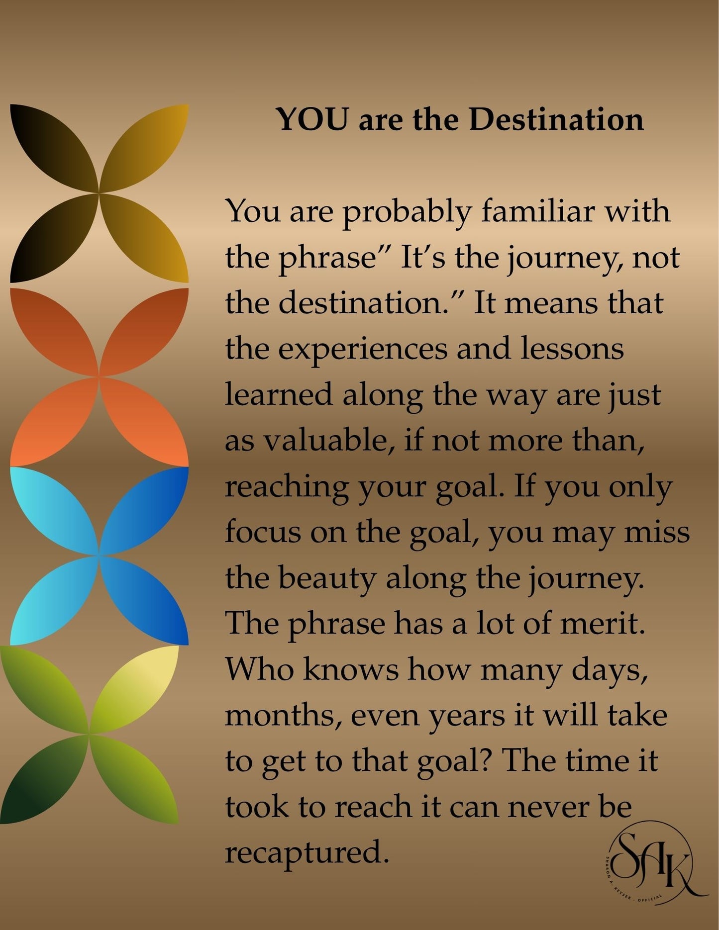 YOU are the Destination