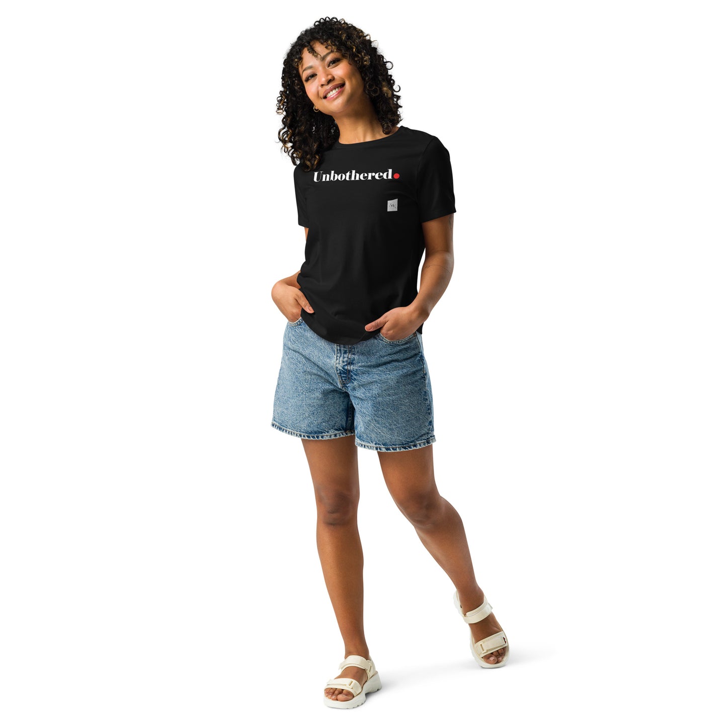 Unbothered. Unisex T-shirt - Black